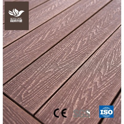 140*35 WPC Waterproof Long Lasting Wood Plastic Composite Flooring Board