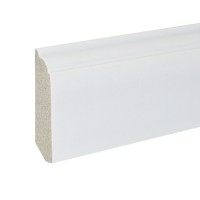 Waterproof White Color Polymer Skirting Board for Flooring